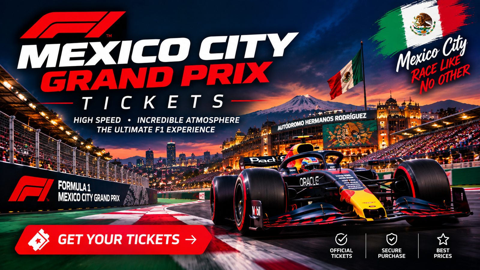 Mexico City Grand Prix Tickets
